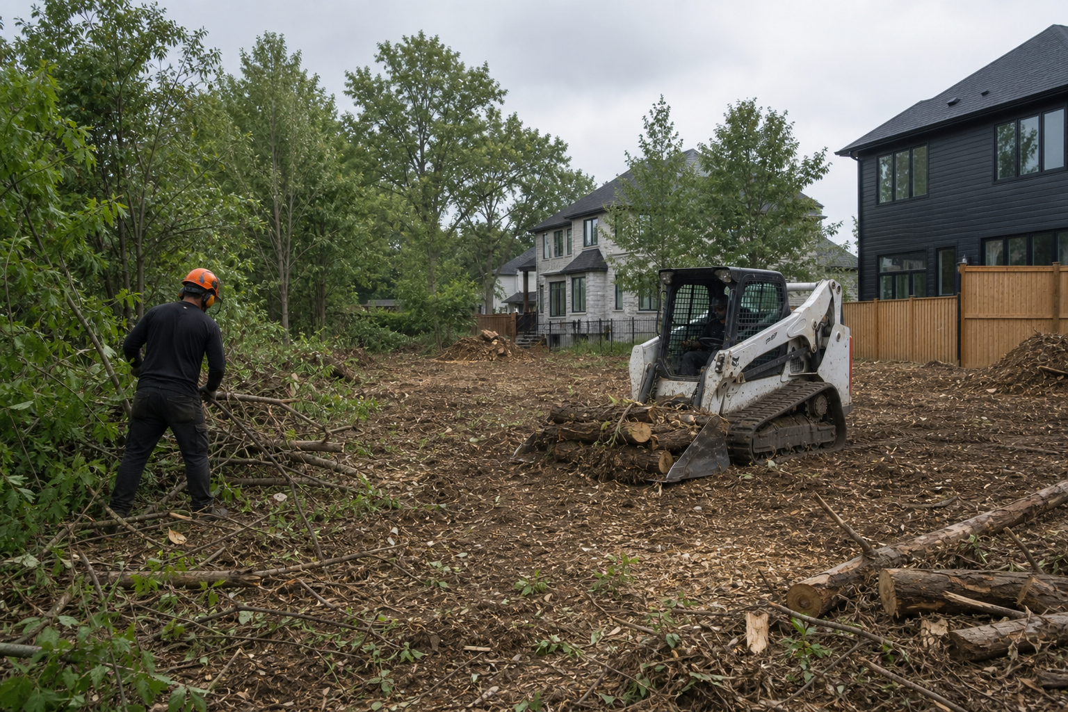 Lot and brush clearing — Courtice